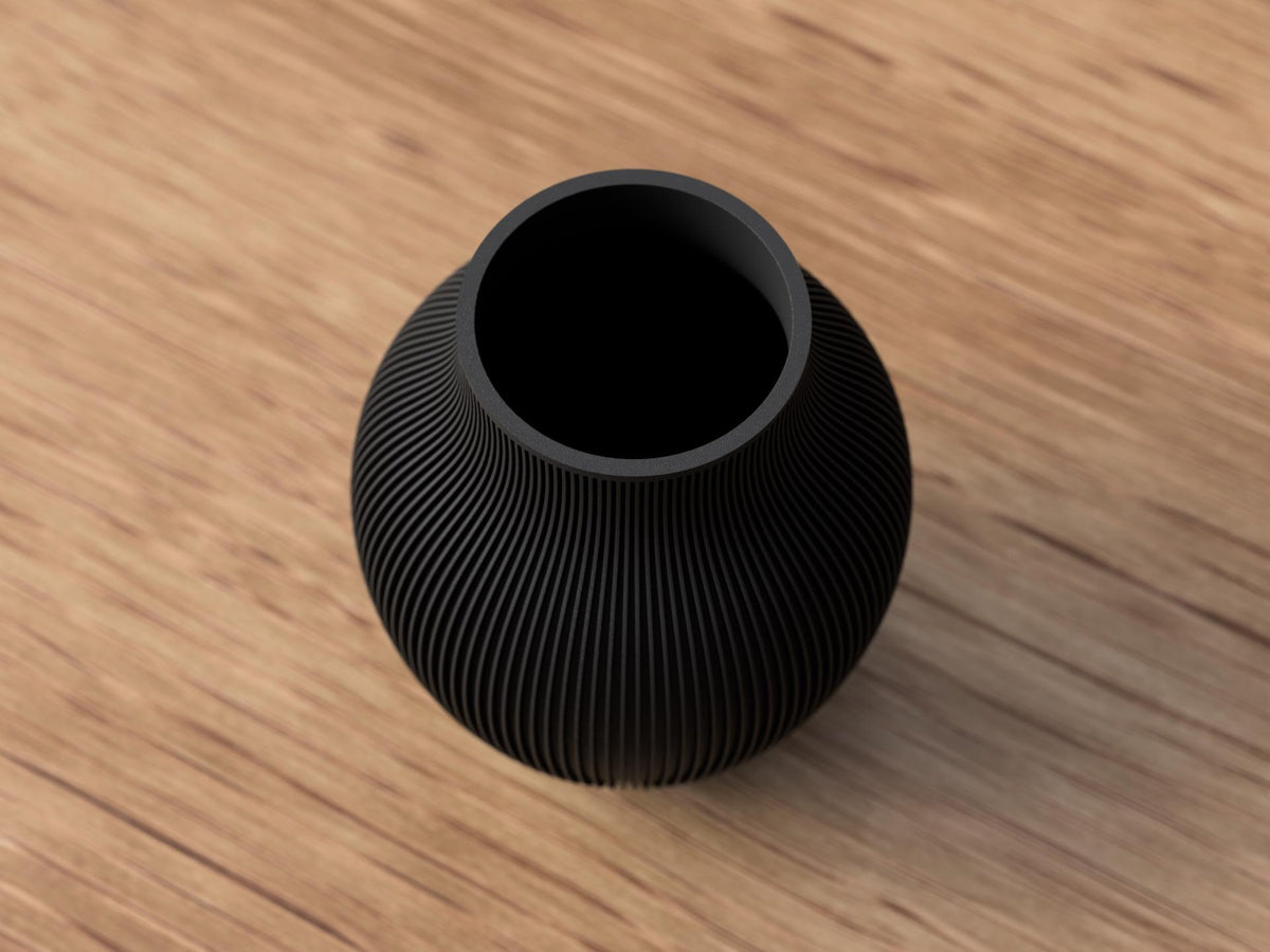 Japandi Tayo Ribbed Vase