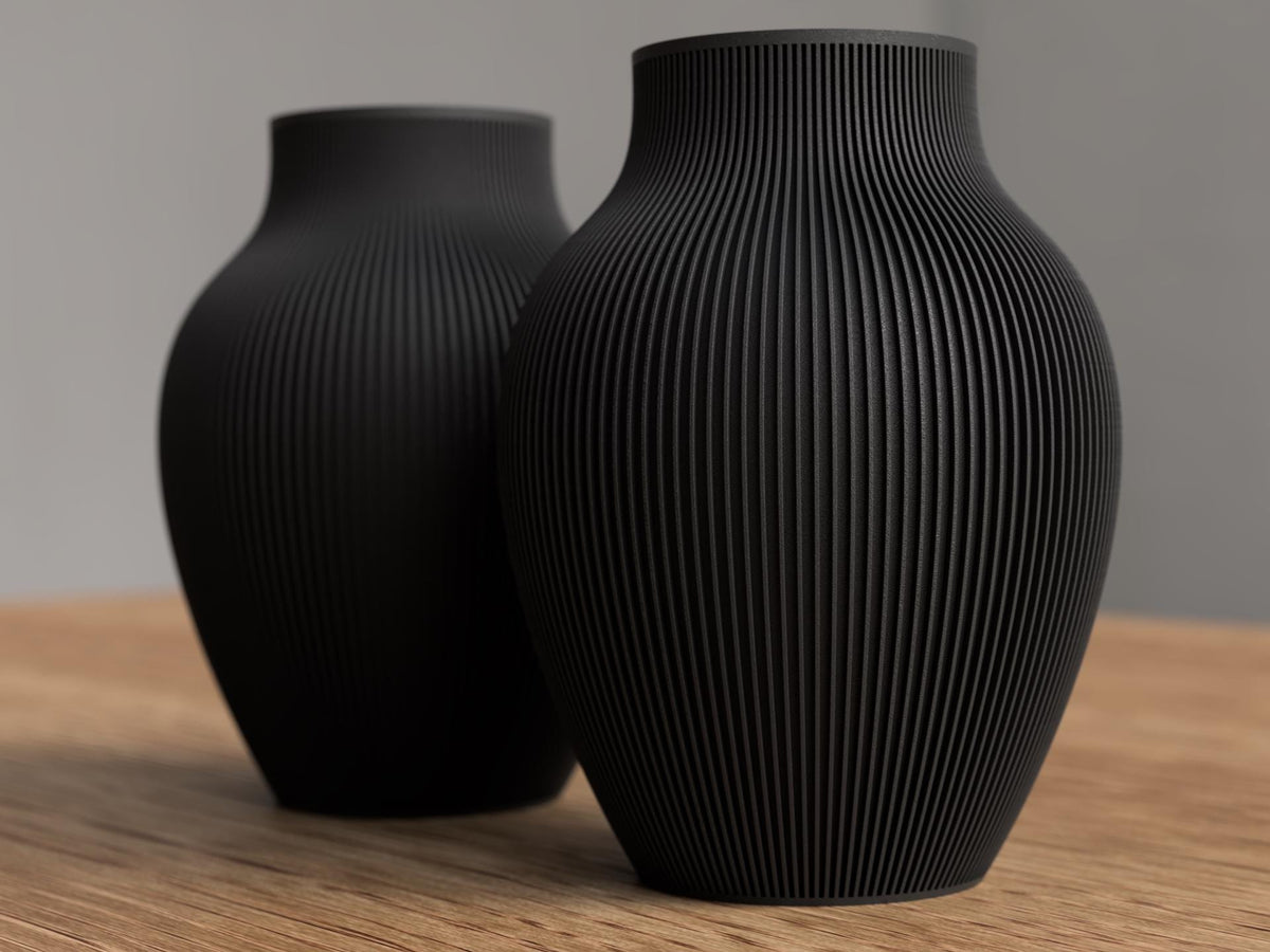 Japandi Tayo Ribbed Vase