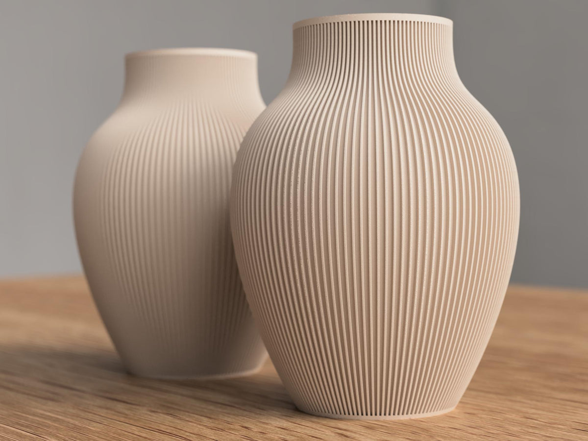 Japandi Tayo Ribbed Vase