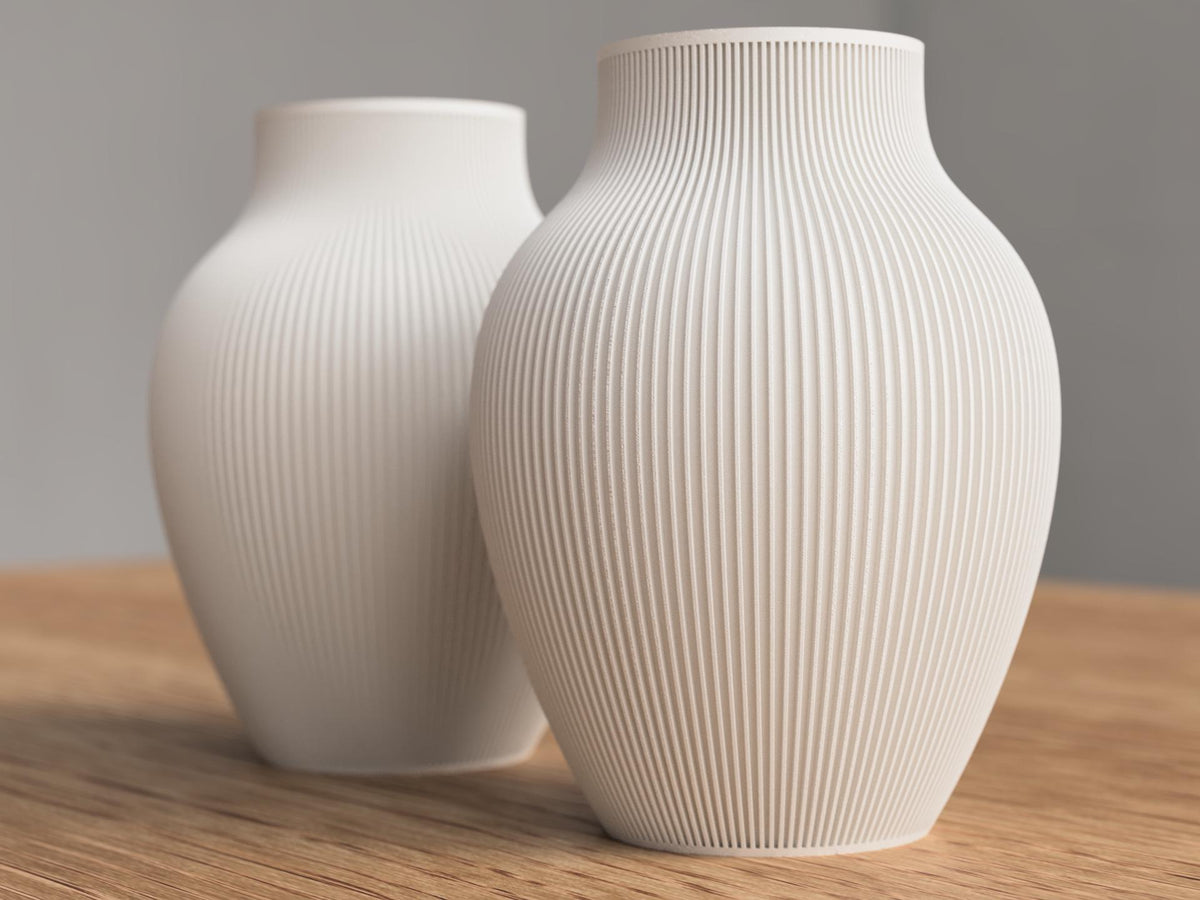 Japandi Tayo Ribbed Vase