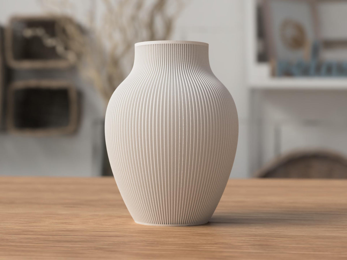 Japandi Tayo Ribbed Vase