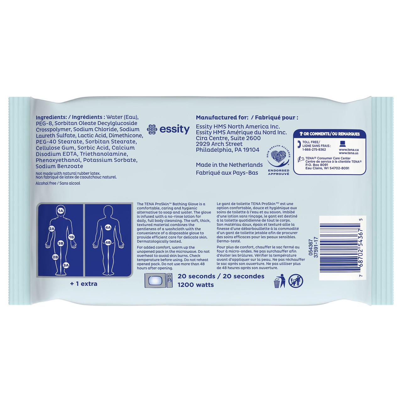 TENA ProSkin Bathing Gloves