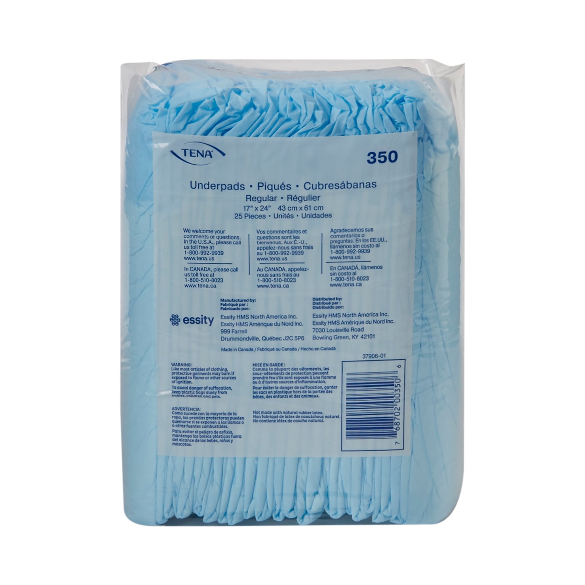 TENA Regular Underpads, Light Absorbency