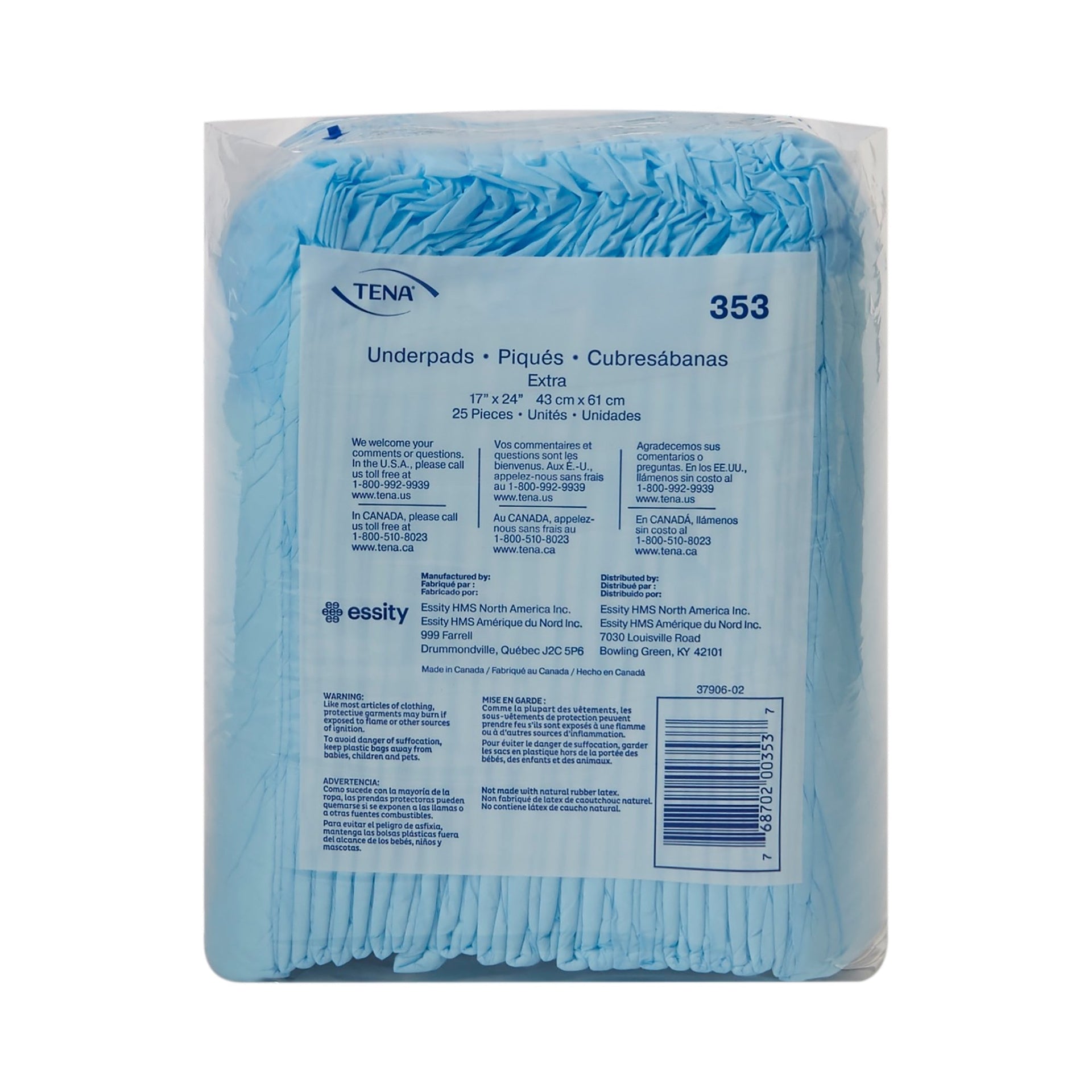 TENA Underpad Extra, Light Absorbency